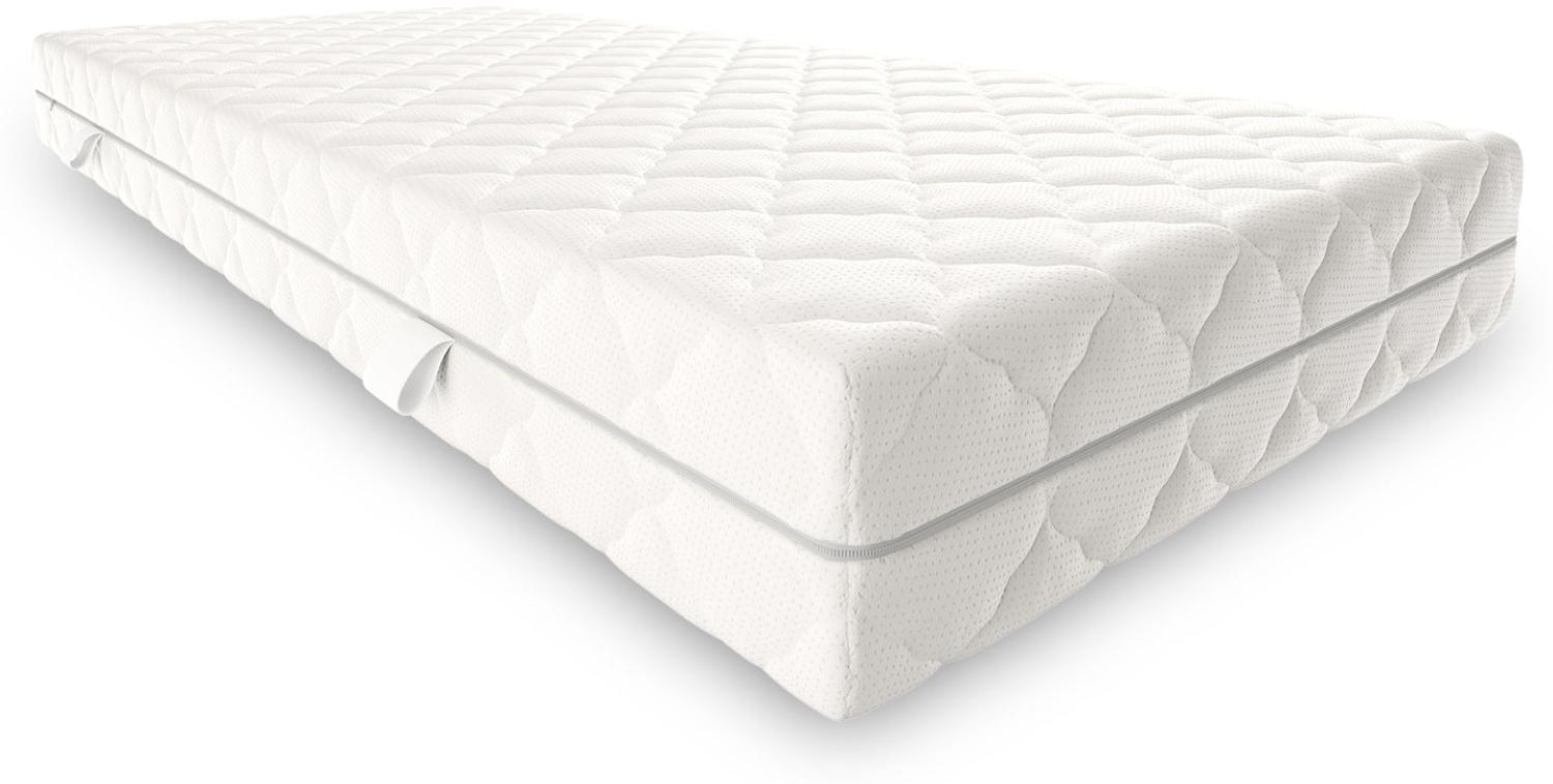 Ergonomische Matratze 80x200 H2 H3- Federkernmatratze 80x200 mit 7 Zonen- Taschenfederkernmatratze 80x200 , Höhe 21cm- Bezug waschbar Bild 1